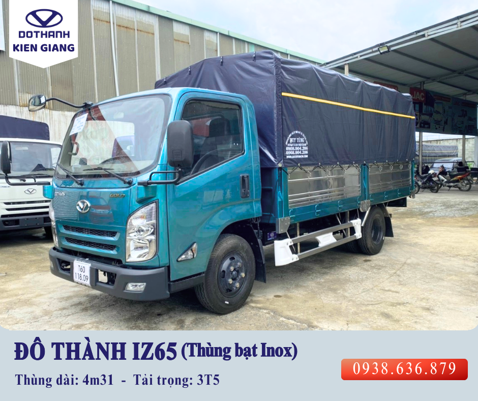 DOTHANH IZ65 (1,9T-2,5T-3,5T) THÙNG MUI BẠT CAO CẤP